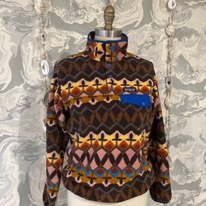 Patagonia fleece snapped top